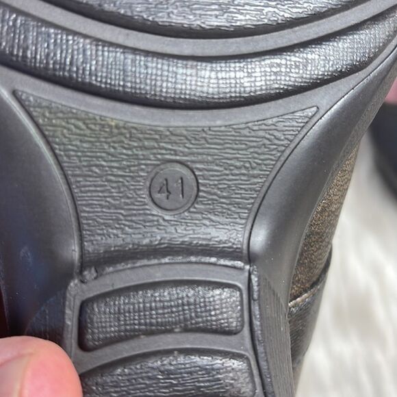 Dansko Adele Brown Leather Mary Jane Wedge Heels Sz 41/10.5-11 - Picture 5 of 8